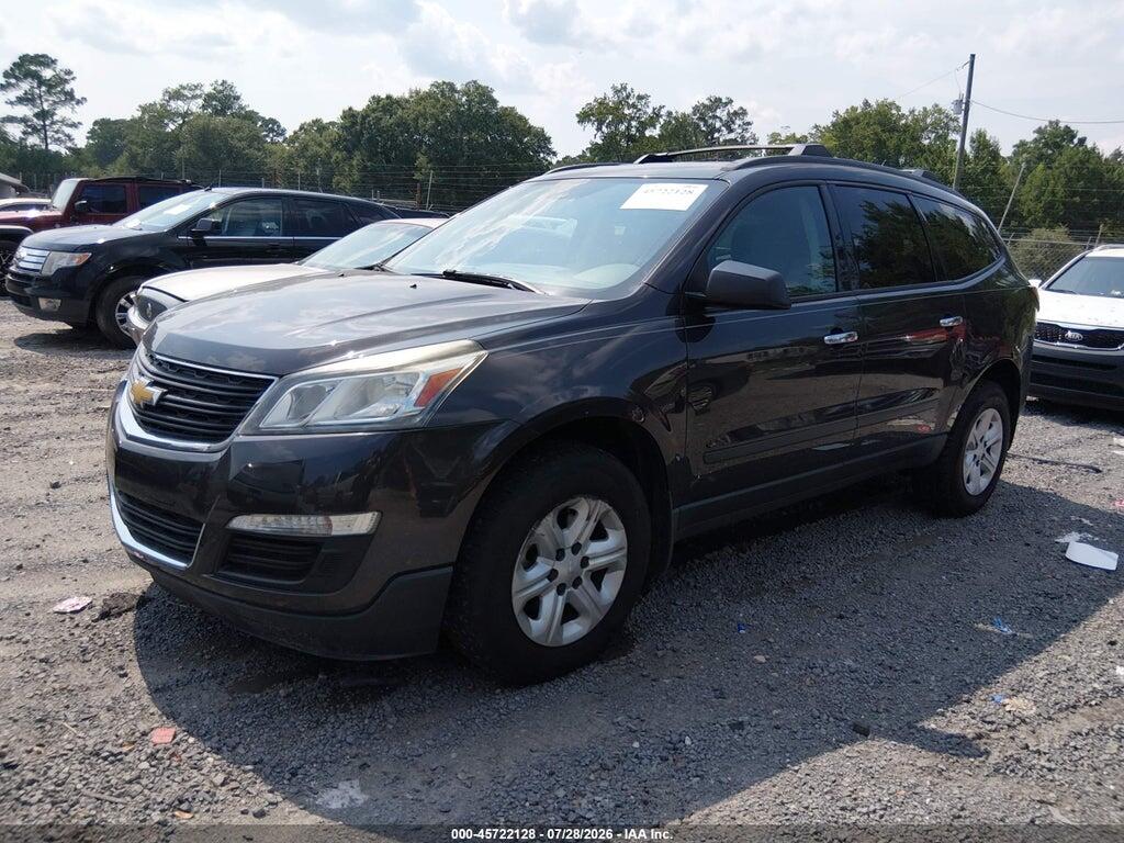 1GNKRFED9FJ376591 2015 CHEVROLET TRAVERSE photo no. 2