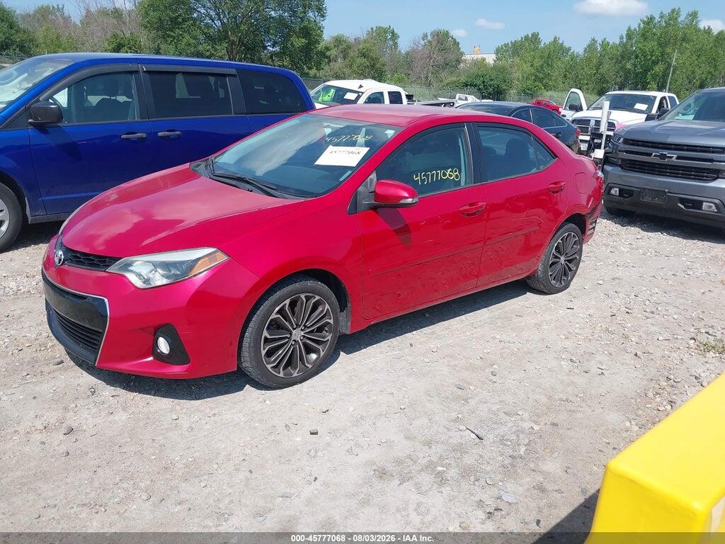 2T1BURHE3FC245309 2015 TOYOTA COROLLA photo no. 2
