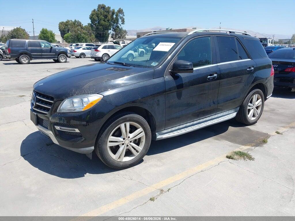 4JGDA5JB1FA487901 2015 MERCEDES-BENZ ML 350 photo no. 2