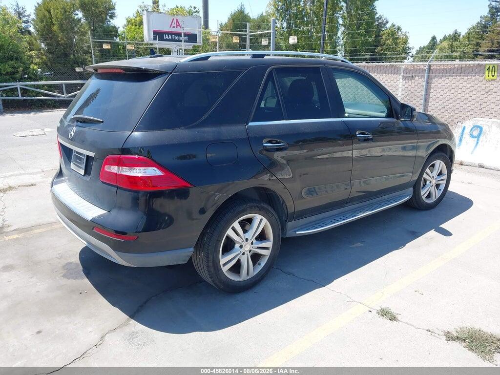 4JGDA5JB1FA487901 2015 MERCEDES-BENZ ML 350 photo no. 4