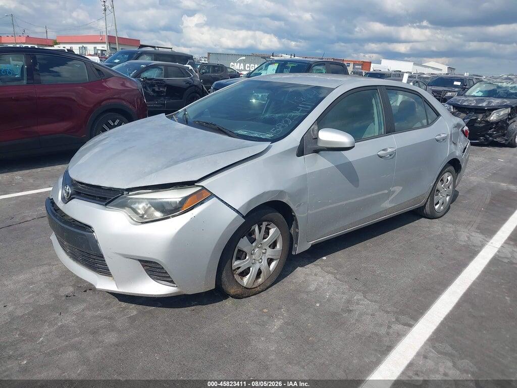 2T1BURHE5FC480956 2015 TOYOTA COROLLA photo no. 2