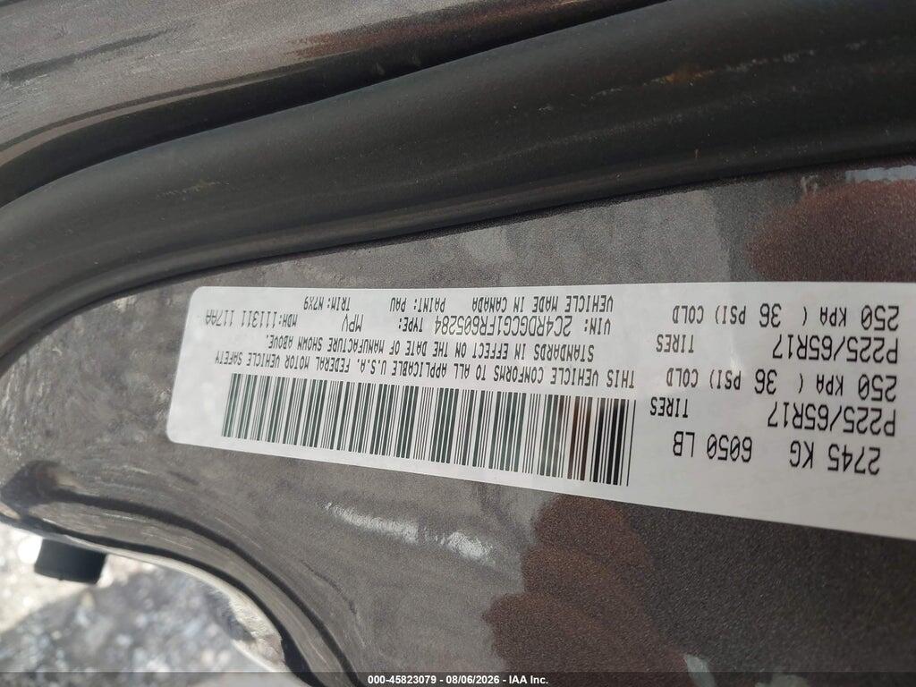 2C4RDGCG1FR605284 2015 DODGE GRAND CARAVAN photo no. 9