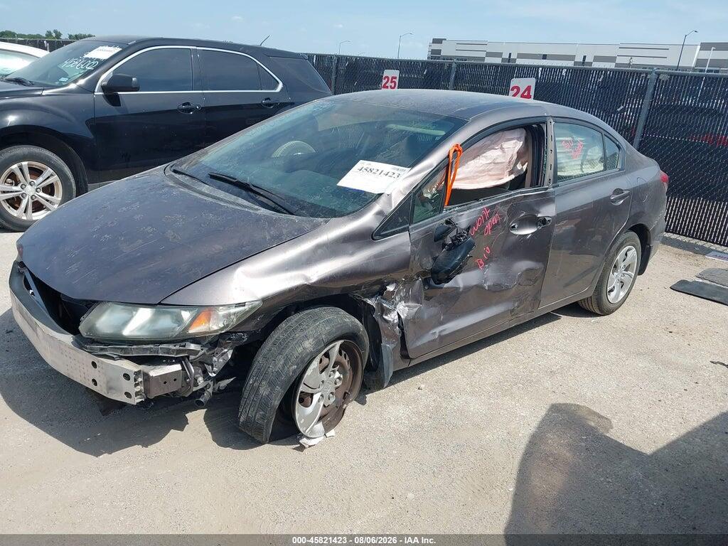 19XFB2F51FE069508 2015 HONDA CIVIC photo no. 2