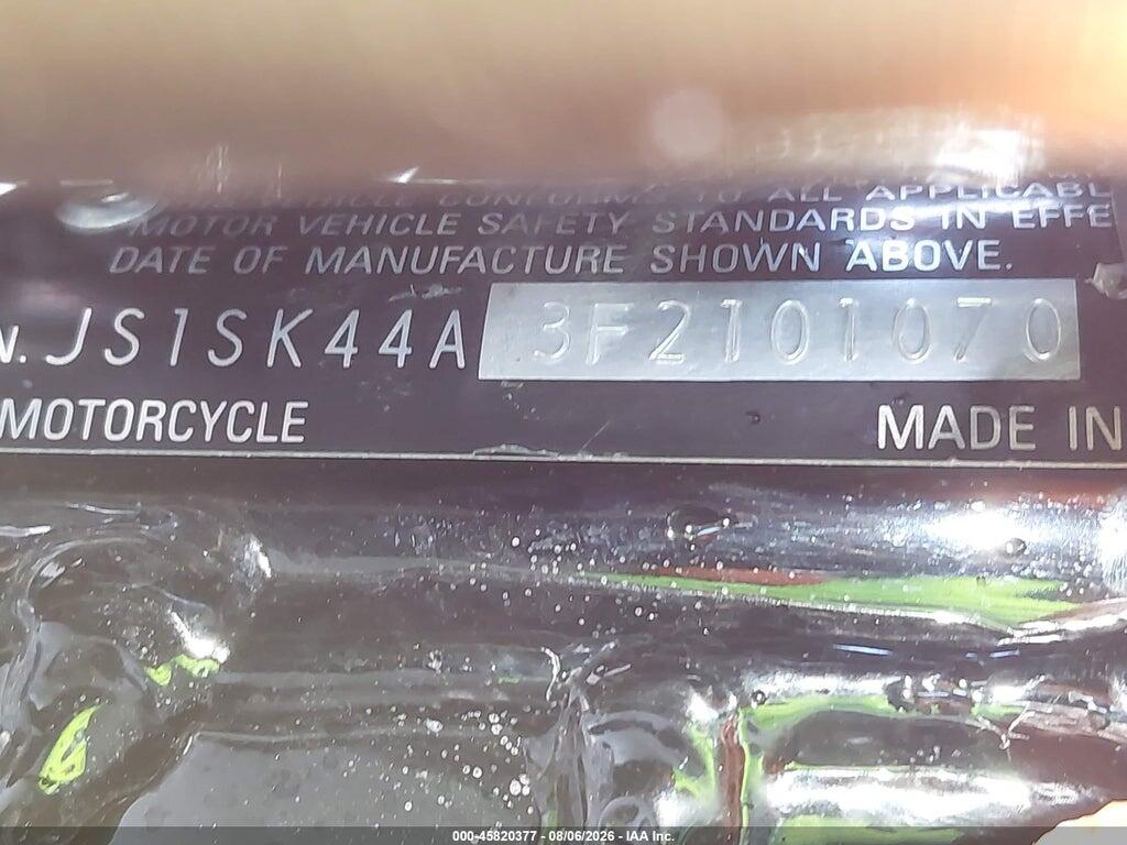 JS1SK44A3F2101070 2015 SUZUKI DR-Z400 photo no. 10