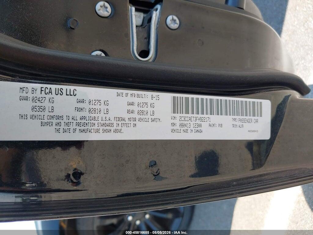 2C3CCAET3FH922171 2015 CHRYSLER 300C photo no. 9