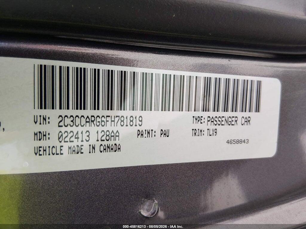 2C3CCARG6FH781819 2015 CHRYSLER 300 photo no. 9