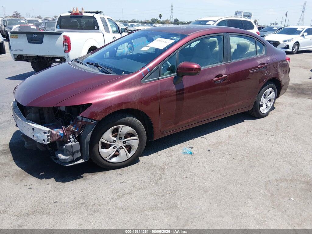 19XFB2F59FE210986 2015 HONDA CIVIC photo no. 2