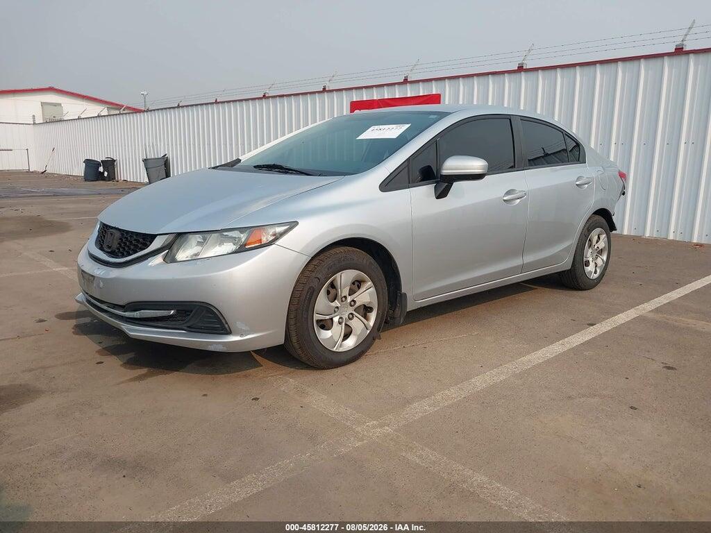 2HGFB2F52FH557341 2015 HONDA CIVIC photo no. 2