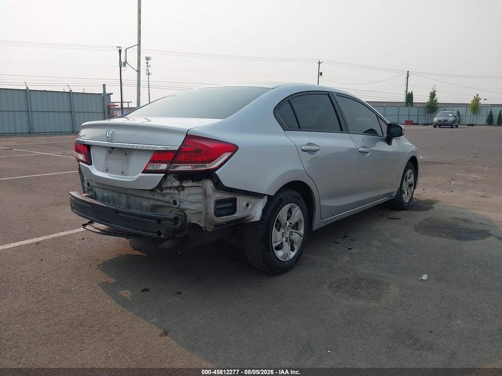 2HGFB2F52FH557341 2015 HONDA CIVIC photo no. 4