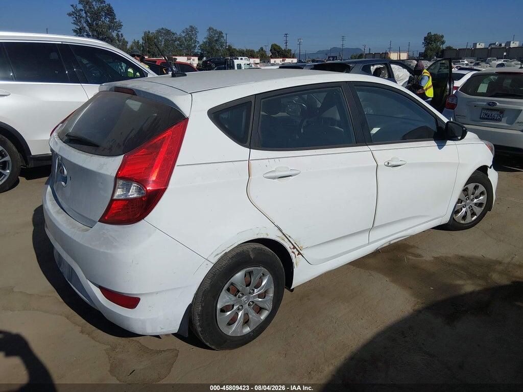 KMHCT5AE8FU215621 2015 HYUNDAI ACCENT photo no. 4