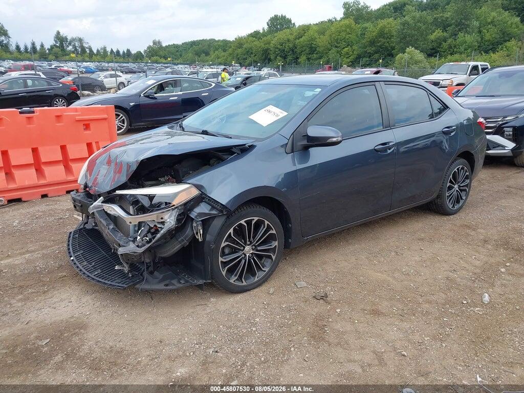 2T1BURHE4FC570079 2015 TOYOTA COROLLA photo no. 2