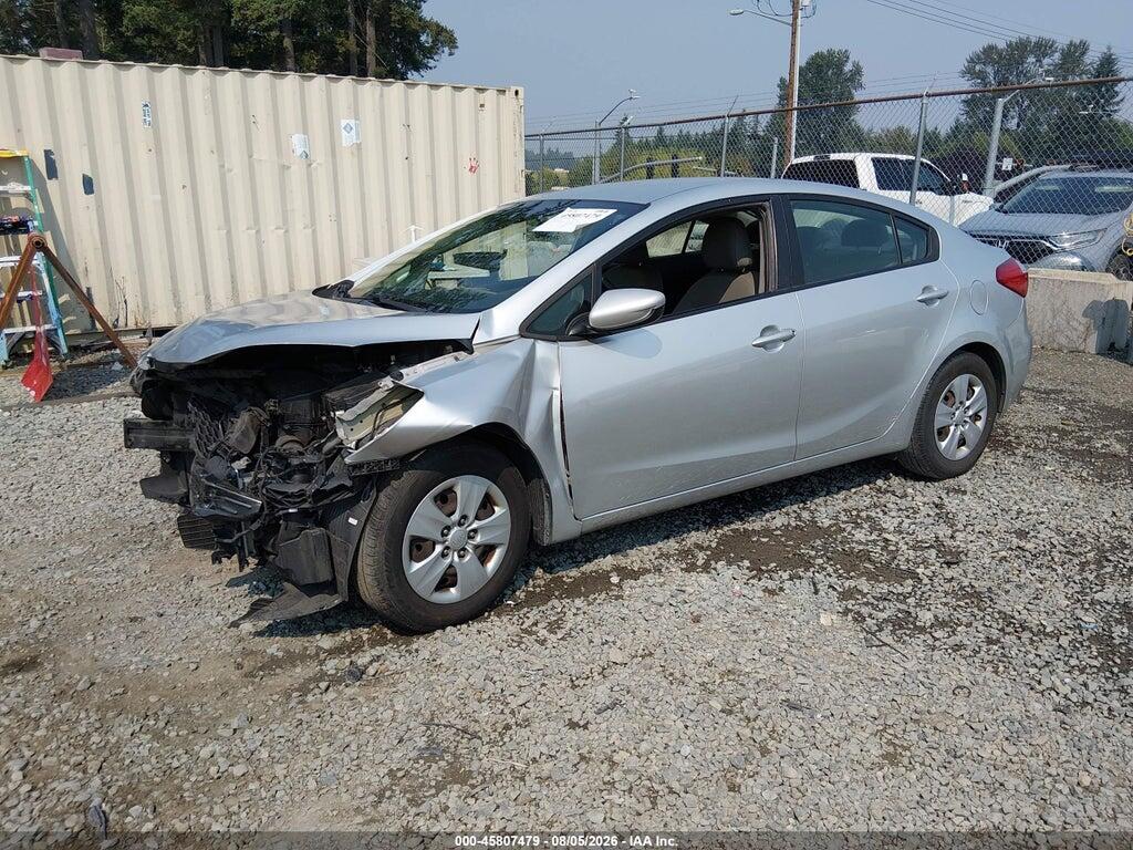 KNAFK4A63F5314376 2015 KIA FORTE photo no. 2
