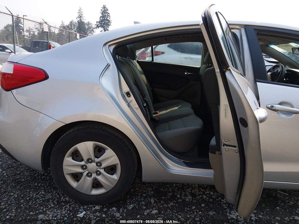 KNAFK4A63F5314376 2015 KIA FORTE photo no. 8