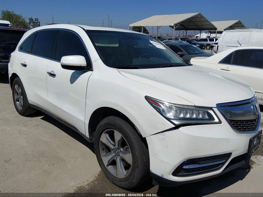 5FRYD3H26FB010037 2015 ACURA MDX photo no. 1