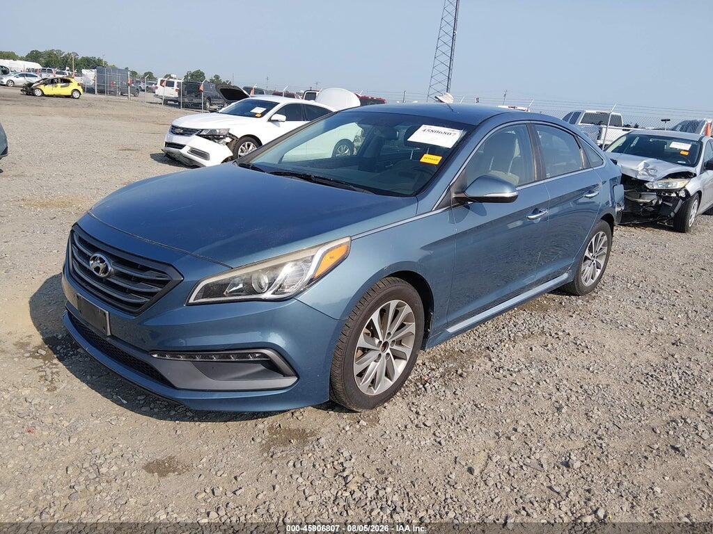 5NPE34AF5FH080110 2015 HYUNDAI SONATA photo no. 2