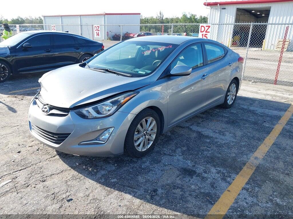 KMHDH4AE8FU420064 2015 HYUNDAI ELANTRA photo no. 2