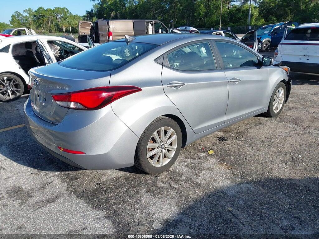 KMHDH4AE8FU420064 2015 HYUNDAI ELANTRA photo no. 4