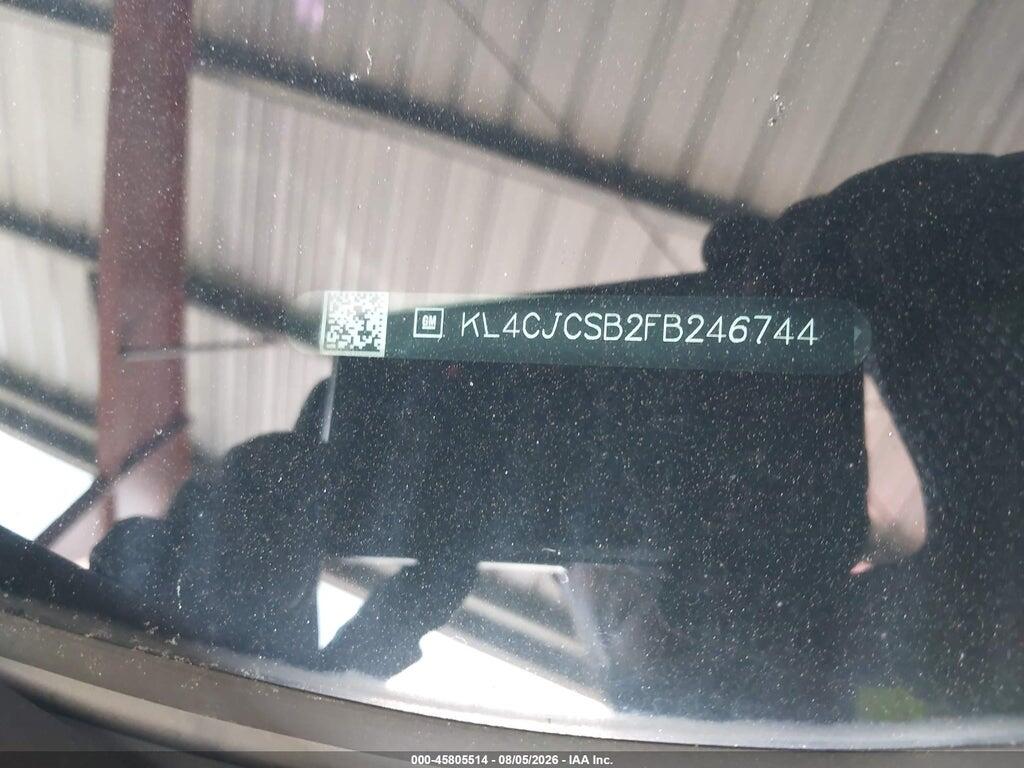 KL4CJCSB2FB246744 2015 BUICK ENCORE photo no. 9