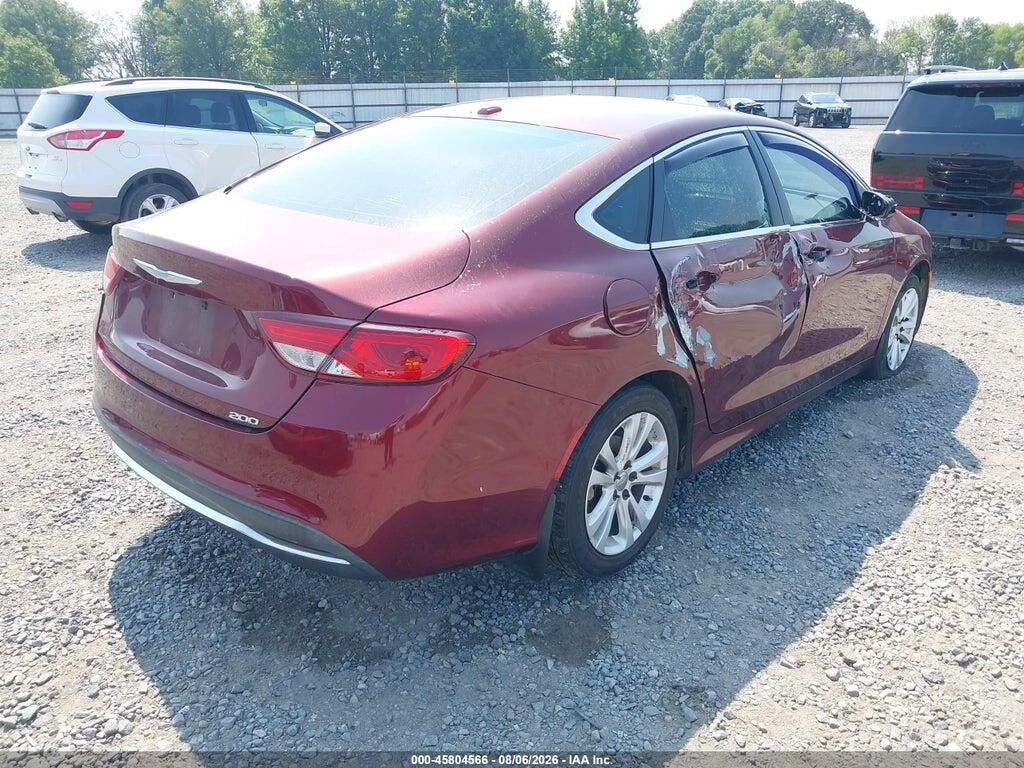1C3CCCAB0FN646158 2015 CHRYSLER 200 photo no. 4