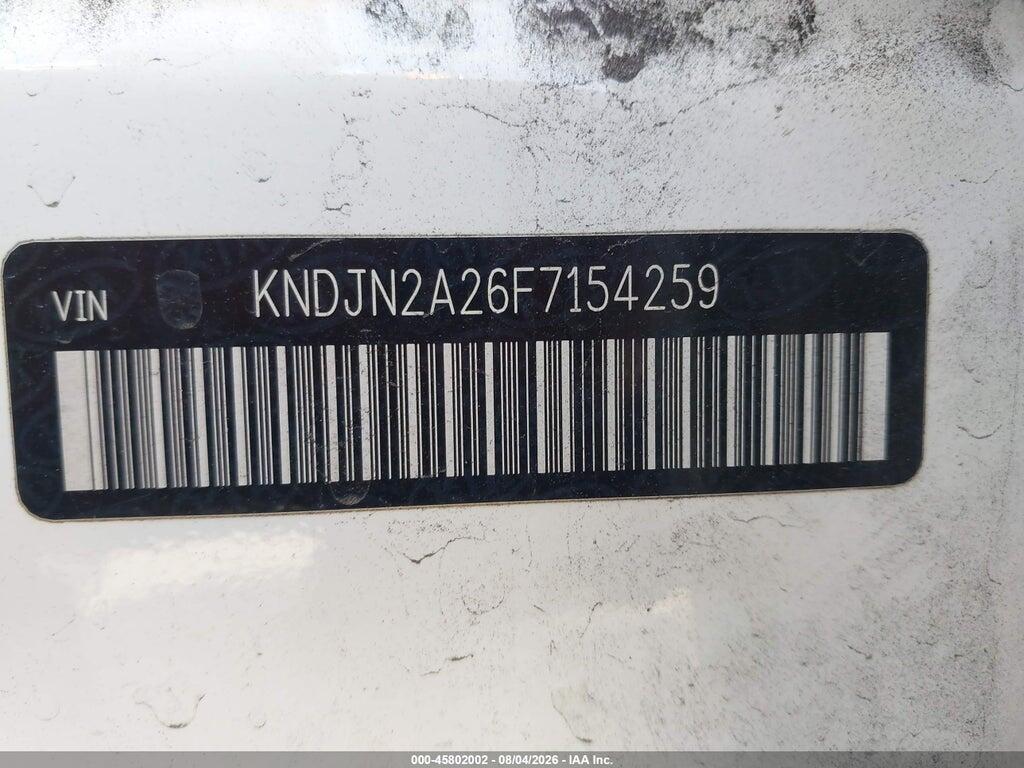 KNDJN2A26F7154259 2015 KIA SOUL photo no. 9