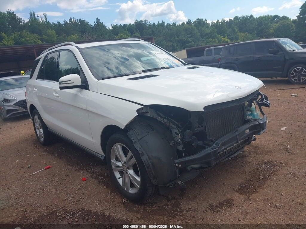 4JGDA5HB1FA606262 2015 MERCEDES-BENZ ML 350 photo no. 1