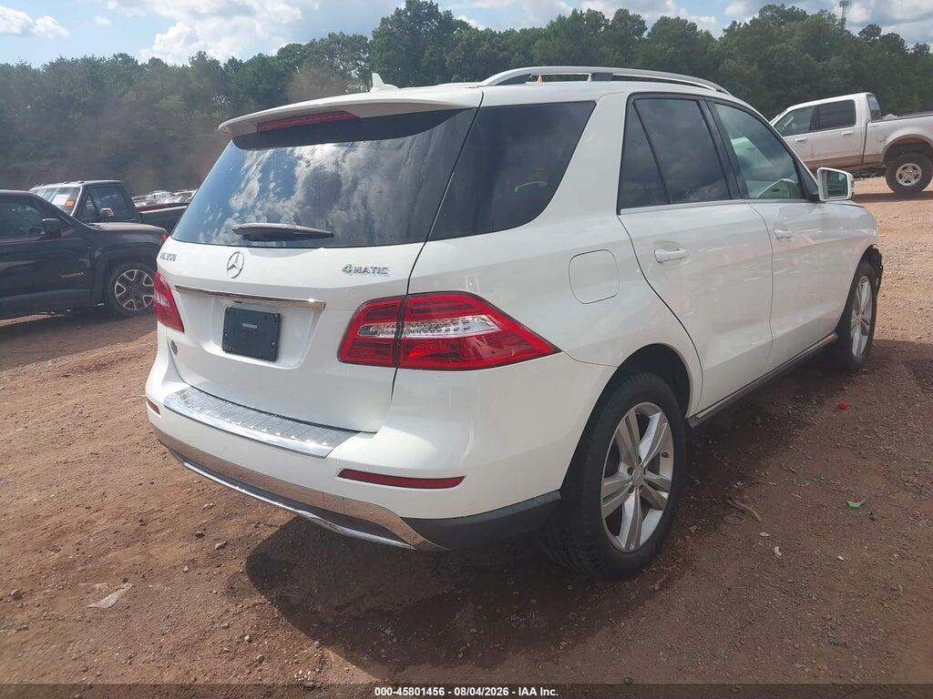 4JGDA5HB1FA606262 2015 MERCEDES-BENZ ML 350 photo no. 4