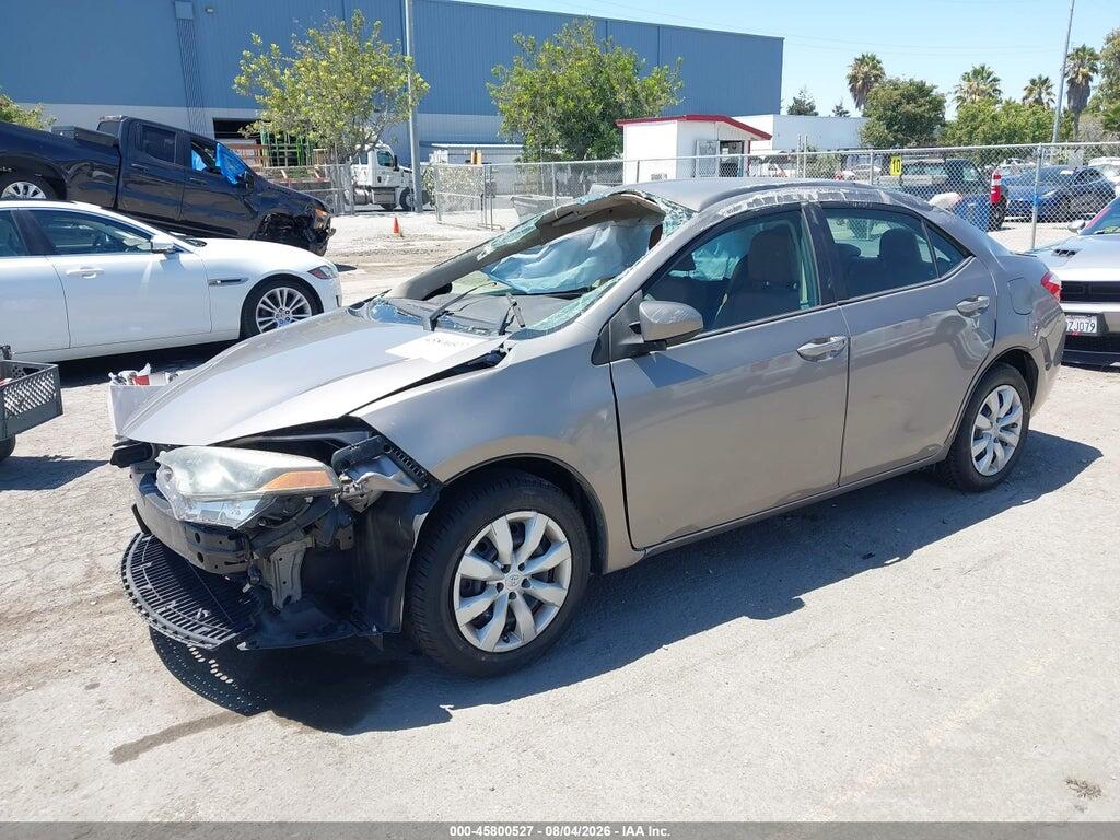 5YFBURHE7FP242834 2015 TOYOTA COROLLA photo no. 2