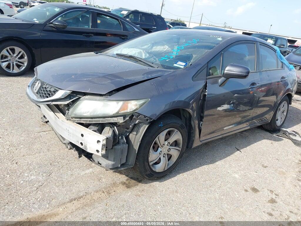 19XFB2F57FE000869 2015 HONDA CIVIC photo no. 2