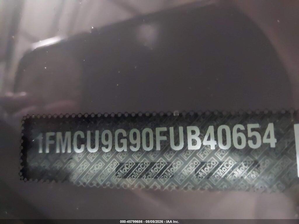 1FMCU9G90FUB40654 2015 FORD ESCAPE photo no. 9