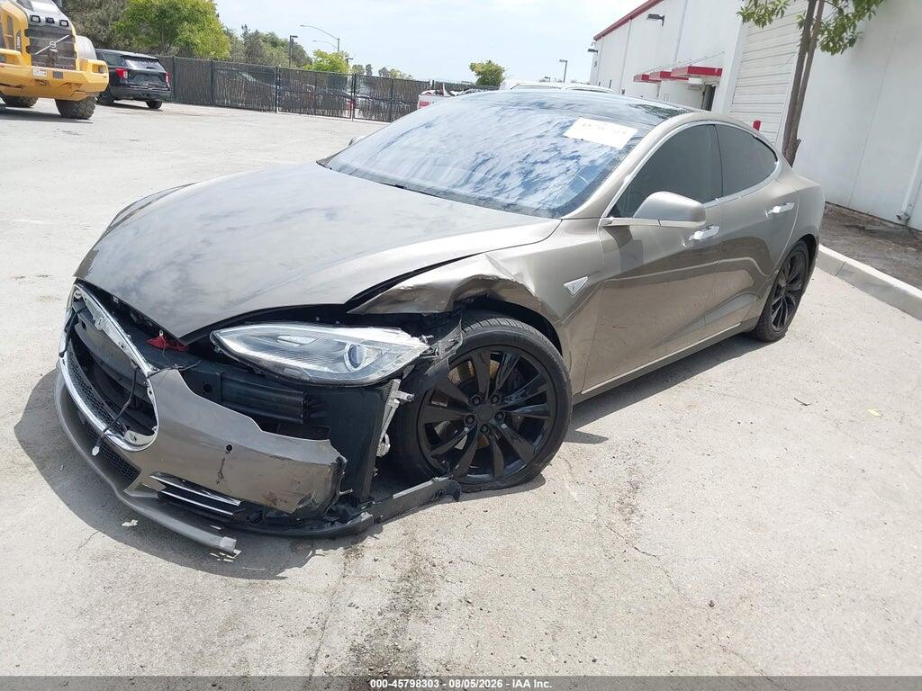 5YJSA1S2XFF089242 2015 TESLA MODEL S photo no. 2