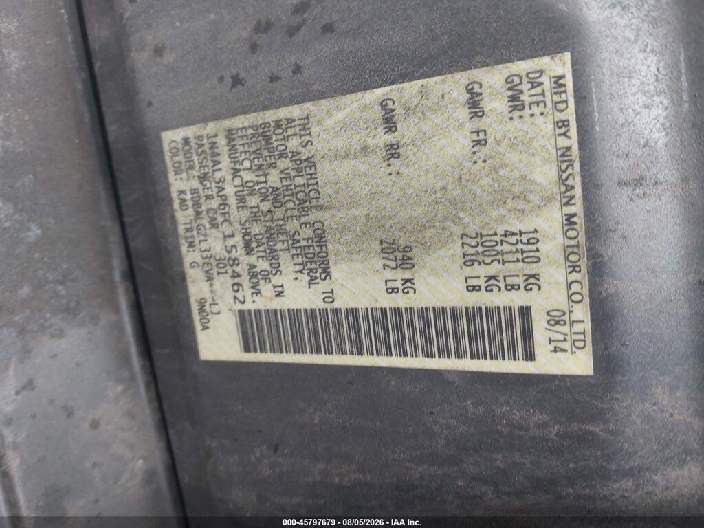 1N4AL3AP6FC158462 2015 NISSAN ALTIMA photo no. 9