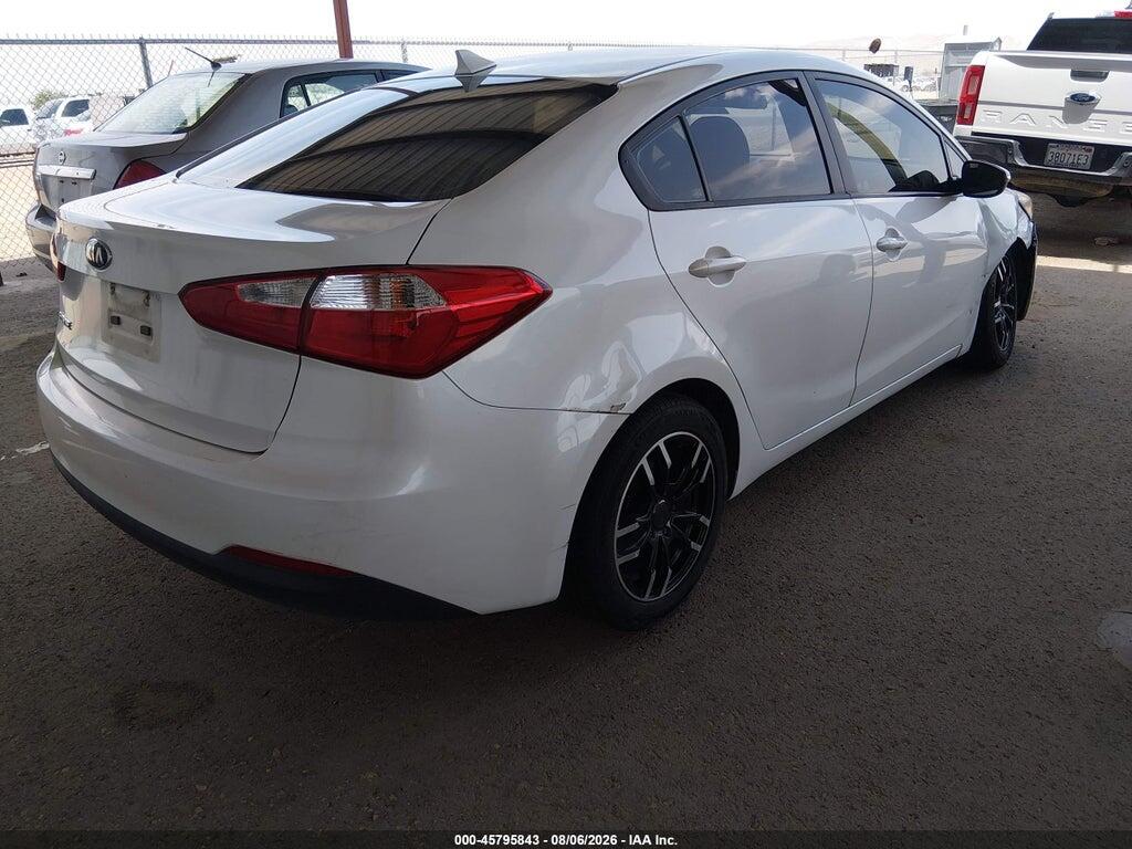KNAFX4A65F5399285 2015 KIA FORTE photo no. 4