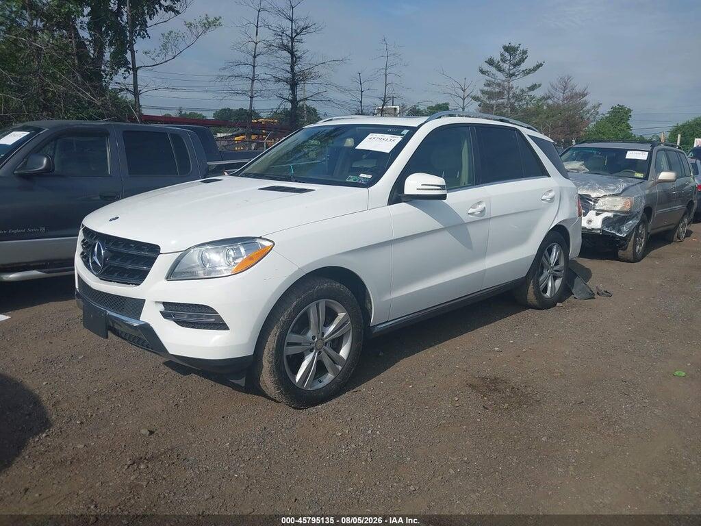 4JGDA5HB6FA548651 2015 MERCEDES-BENZ ML 350 photo no. 2