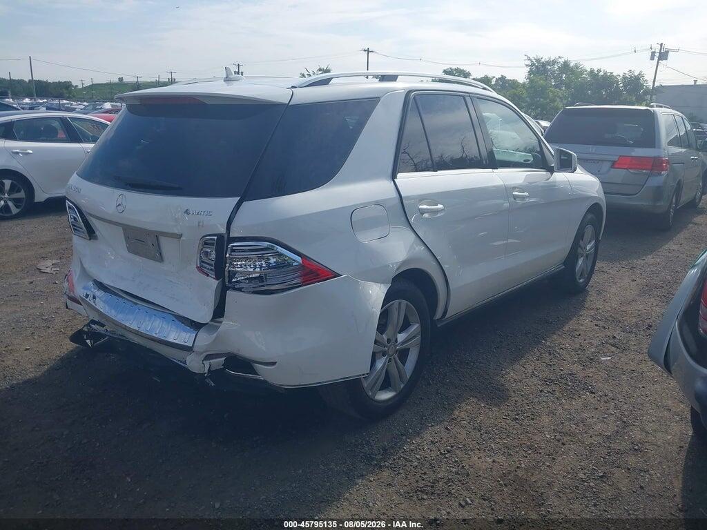 4JGDA5HB6FA548651 2015 MERCEDES-BENZ ML 350 photo no. 4