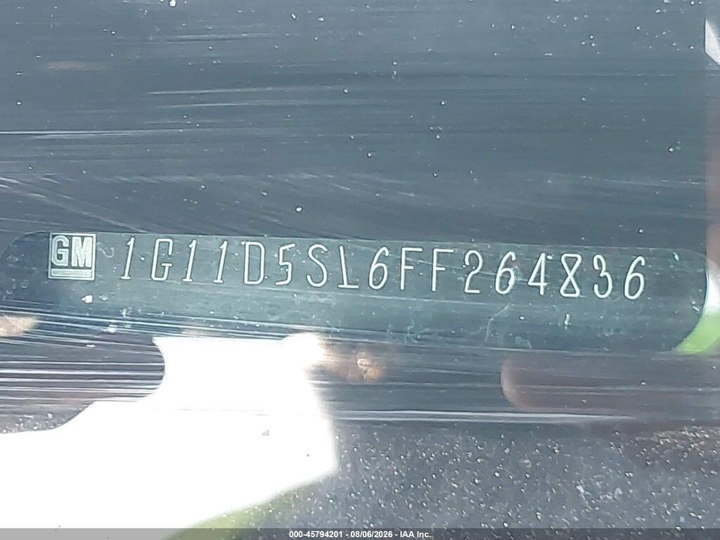1G11D5SL6FF264836 2015 CHEVROLET MALIBU photo no. 9