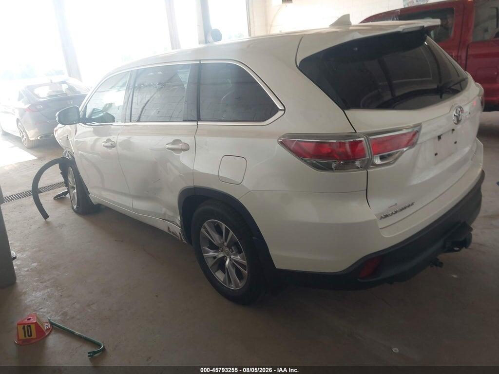 5TDBKRFH9FS204368 2015 TOYOTA HIGHLANDER photo no. 3