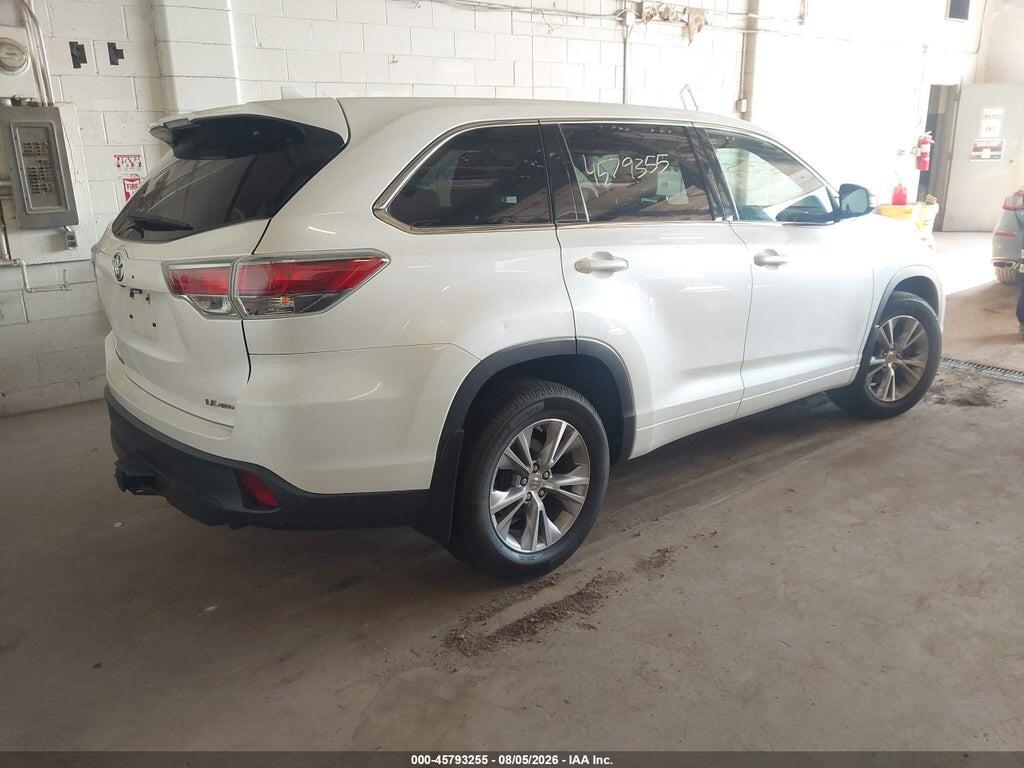 5TDBKRFH9FS204368 2015 TOYOTA HIGHLANDER photo no. 4