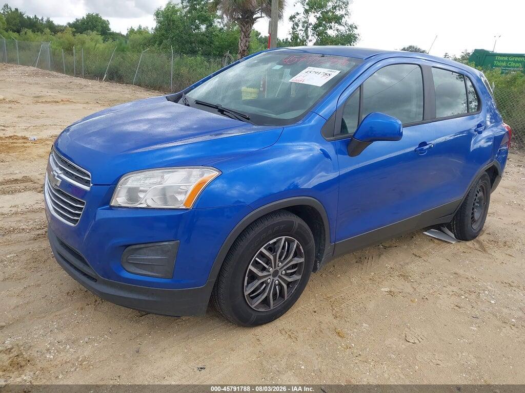 KL7CJKSBXFB083306 2015 CHEVROLET TRAX photo no. 2