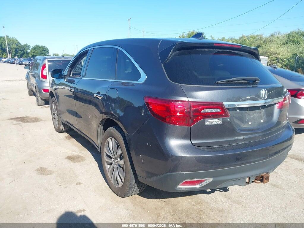 5FRYD4H49FB027373 2015 ACURA MDX photo no. 3