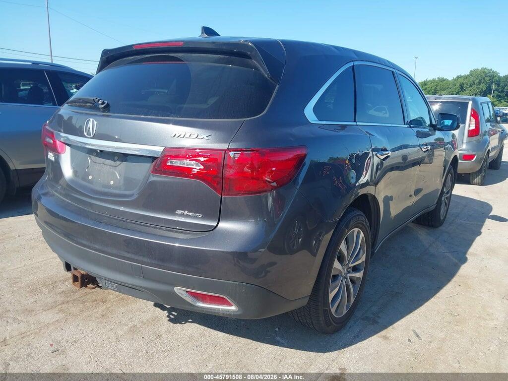 5FRYD4H49FB027373 2015 ACURA MDX photo no. 4
