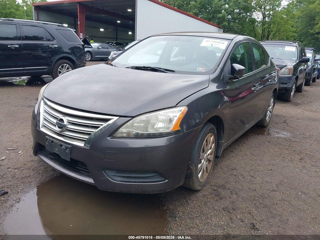 3N1AB7AP2FL673972 2015 NISSAN SENTRA photo no. 2