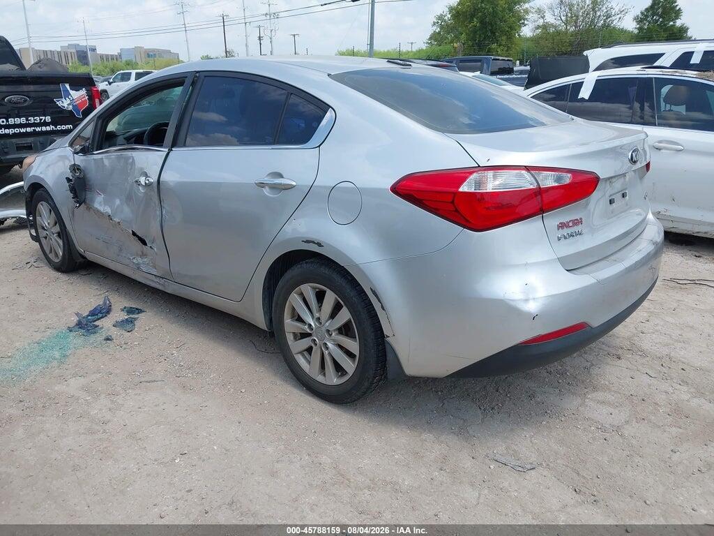 KNAFX4A84F5274537 2015 KIA FORTE photo no. 3