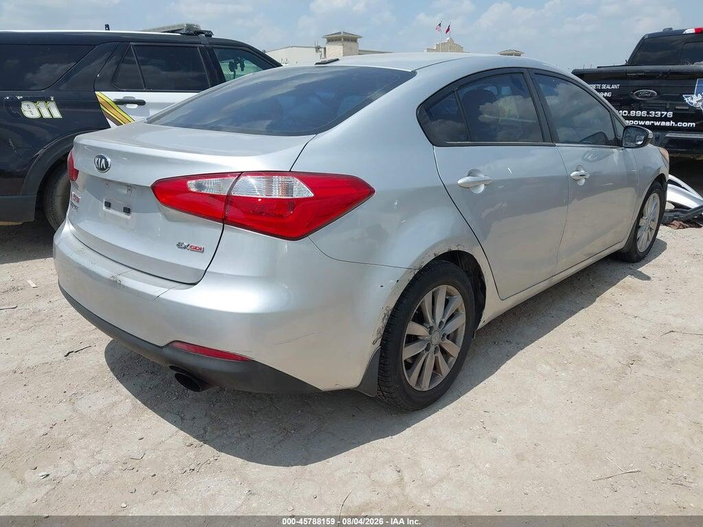 KNAFX4A84F5274537 2015 KIA FORTE photo no. 4