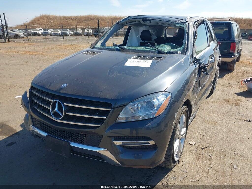 4JGDA5HB1FA539677 2015 MERCEDES-BENZ ML 350 photo no. 2
