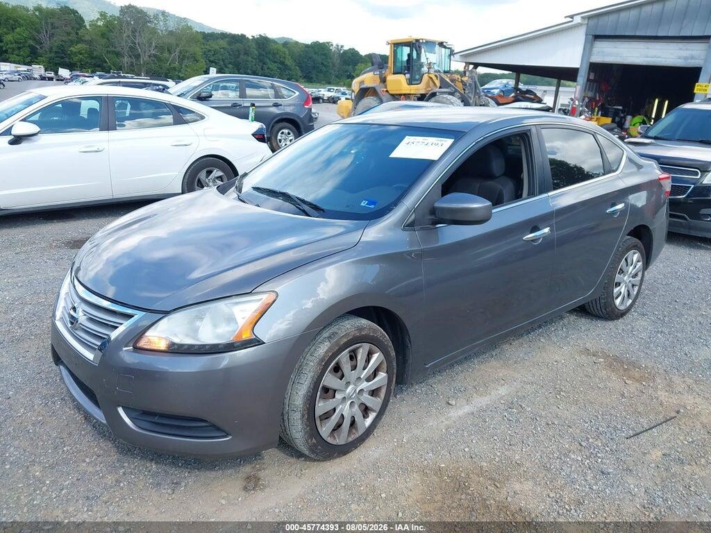 3N1AB7AP2FL667508 2015 NISSAN SENTRA photo no. 2