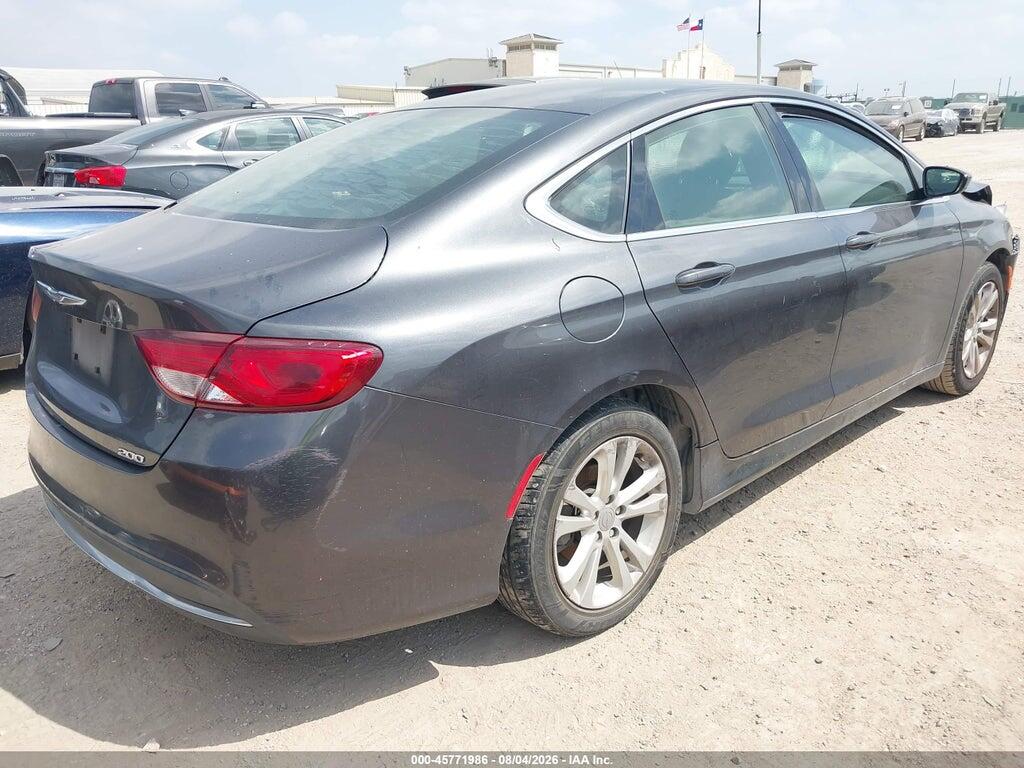 1C3CCCAB5FN635169 2015 CHRYSLER 200 photo no. 4
