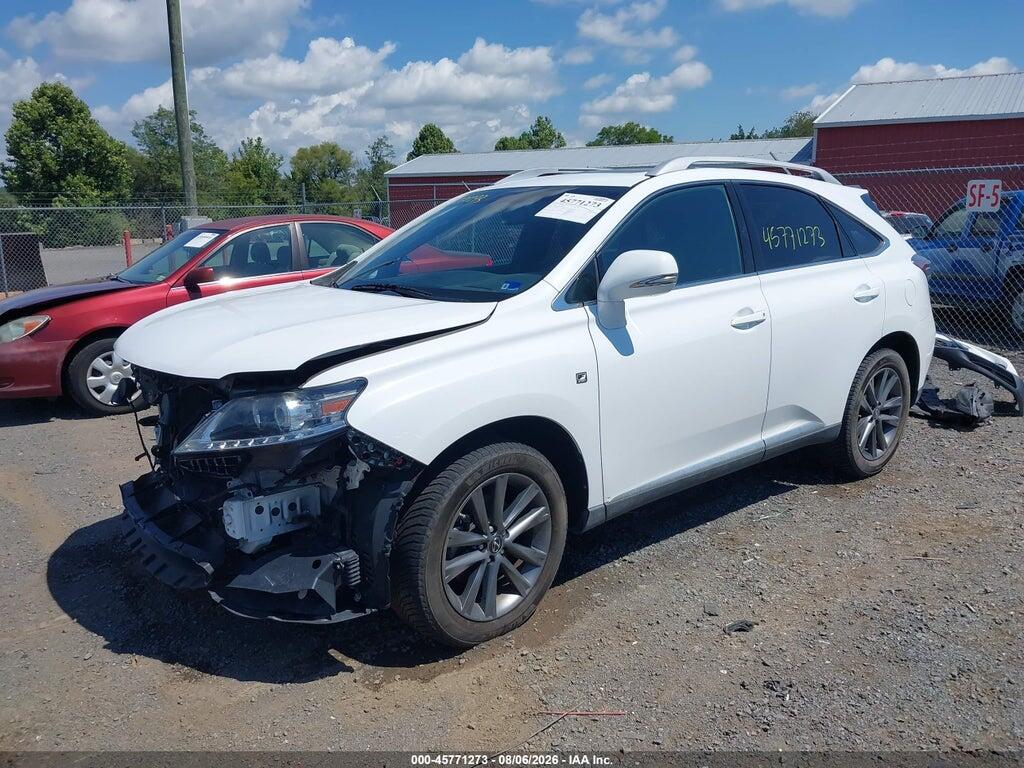 2T2BK1BA7FC303222 2015 LEXUS RX 350 photo no. 2
