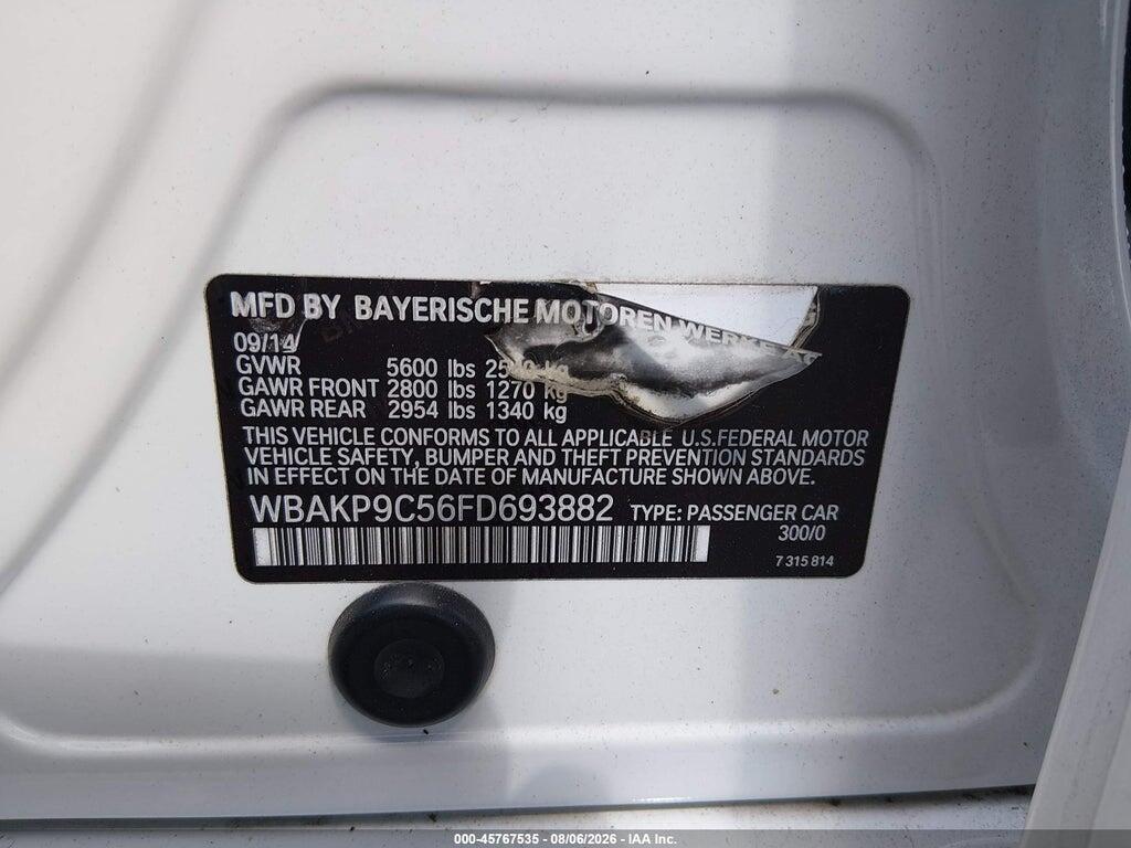 WBAKP9C56FD693882 2015 BMW 550I photo no. 9