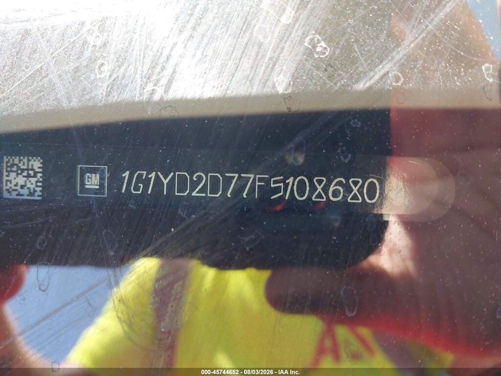 1G1YD2D77F5108680 2015 CHEVROLET CORVETTE photo no. 9