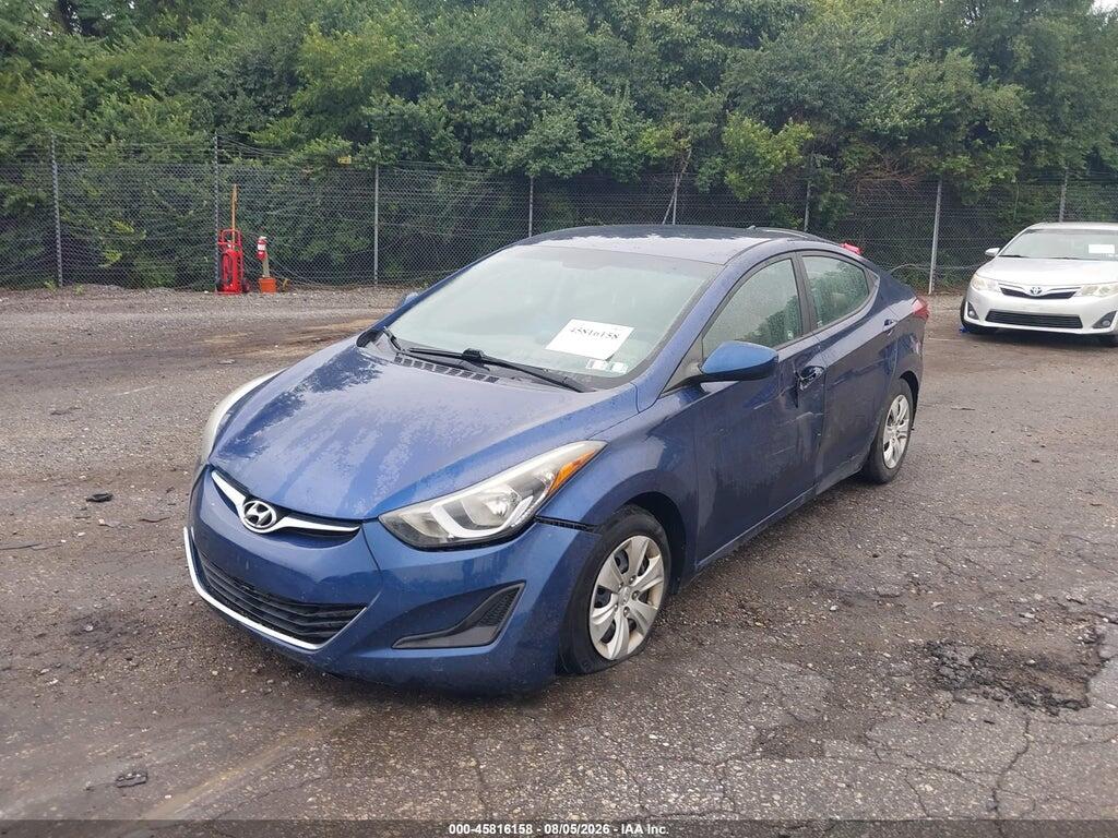 5NPDH4AE6GH732769 2016 HYUNDAI ELANTRA photo no. 2